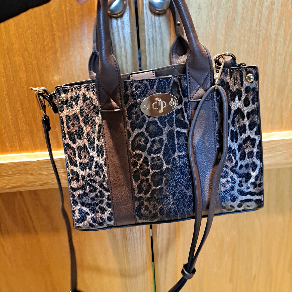 Leopard Print Tote Bag